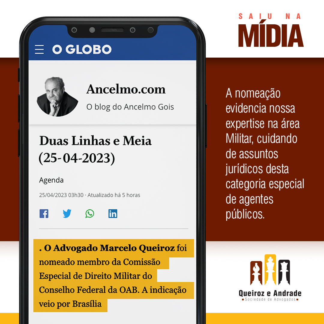 Saiu na Mídia – Duas Linhas e Meia – Ancelmo Gois