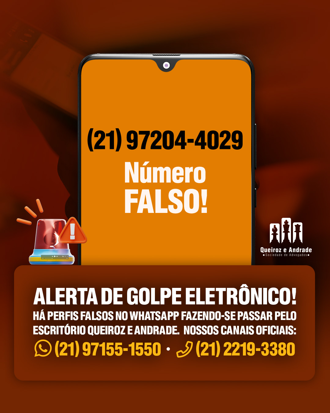 Alerta de Golpe Eletrônico!