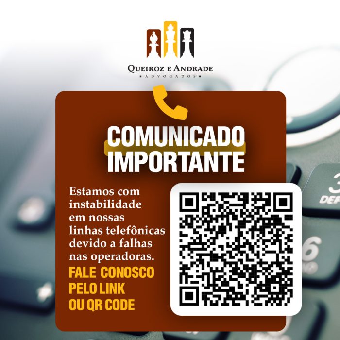 Instabilidade em nossas linhas telefônicas