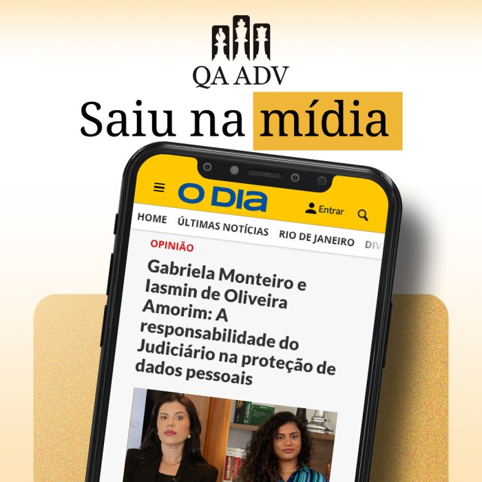 Saiu na Mídia – Jornal O Dia – A responsabilidade do Judiciário na proteção de dados pessoais